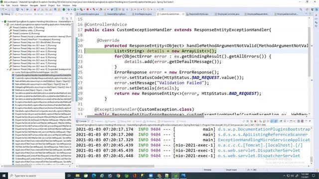 Session-7 : SpringBoot Microservices - Exception Handling  By Vkakarla смотреть онлайн