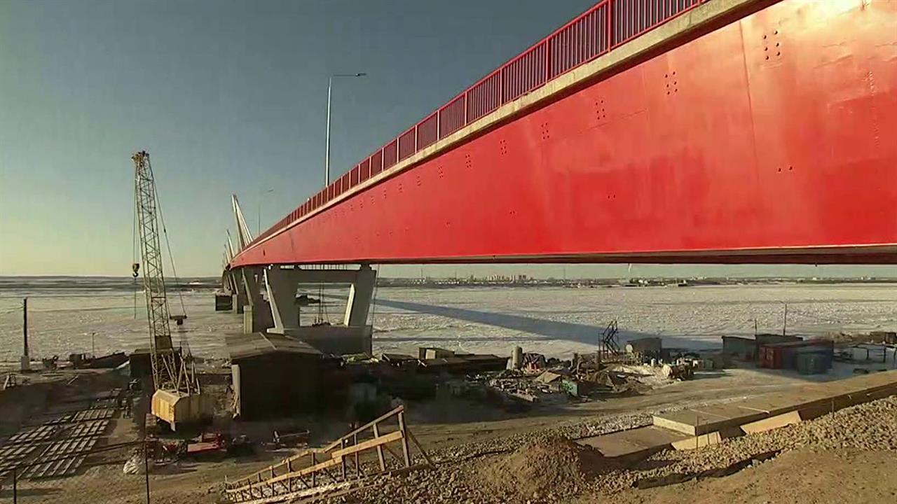 Завершено возведение автомобильного моста между Благовещенском и китайским городом Хэйхэ