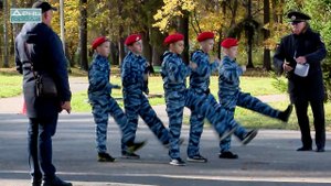 Смотр конкурс военно-патриотических клубов_лагерь «Чайка»