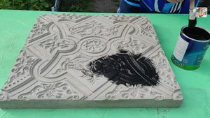 DIY Шикарная тротуарная плитка своими руками Плитка для декора  Идеи и Поделки из цемента 3D Панели