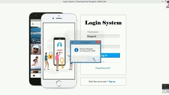 How to Create Login System in Python | Animated Image Effect