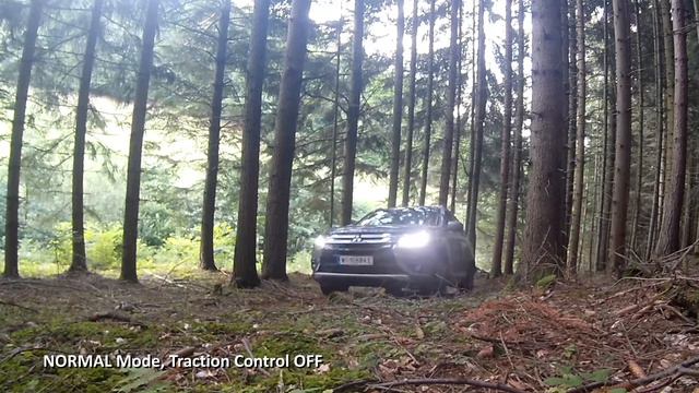 Mitsubishi Outlander S-AWC Demo in the woods смотреть онлайн