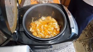 Курица в сметанном соусе с грибами в мультиварке