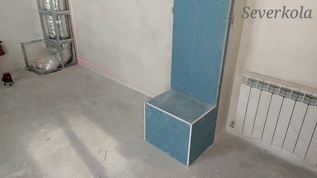 как сделать арку и колонны : портал из гипсокартона. Весь монтаж и белый вариант. смотреть онлайн