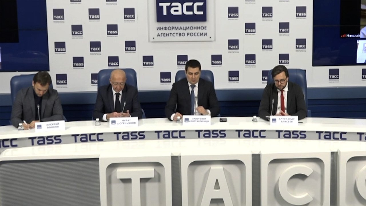Министр курортов и туризма КБР Мурат Шогенцуков принял участие в пресс-конференции в Москве