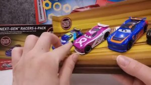 Обзор набора Тачки 3 гонщики нового поколения №4, 00, 64, 34 эксклюзив Mattel 2017