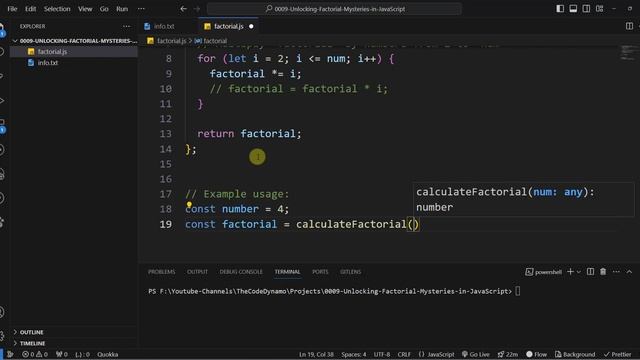 ? Unlocking Factorial Mysteries in JavaScript