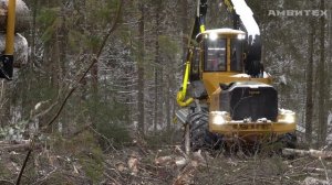 Харвестер Tigercat 1165 и форвардер 1075С