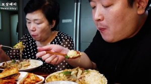 [엄마의집밥~비법레시피&먹방] 중국식 해물잡탕밥, 해물덮밥 간단히 만들어 먹기 KOREAN MOM'S FOOD MUKBANG,ASMR,RECIPES