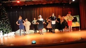 Танец на новогоднем  корпоративе 28.12.2016