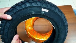 Шина на скутер 3.50-10 "SHIH FA" 6PR безкамерная шип