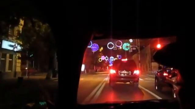 Краснодар ночной. Красота на ул. Красная