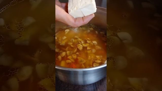 Суп пюре с грибами и сухариками смотреть онлайн