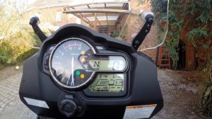 V-strom 1000 ABS 2014: instrument overview and Setup