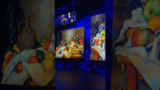 Atelier des Lumiéres. Paris. Kandinsky - Cezanne. #youtubeshorts #france #paris #art