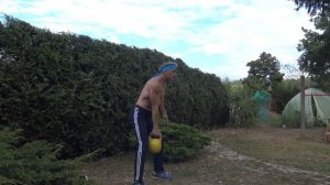 Упражнения с гирями ,после 50 ти лет. 70 year old man