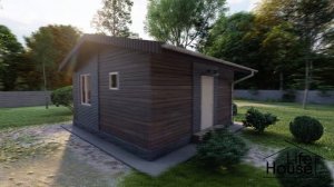 Проект дома 6 на 6, 1 этаж