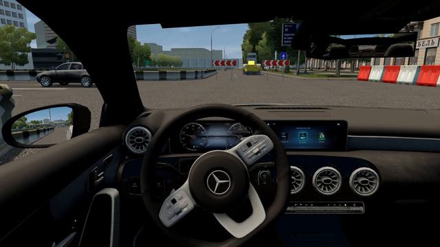 2018 Mercedes Benz A Class - City Car Driving | Steering wheel gameplay смотреть онлайн