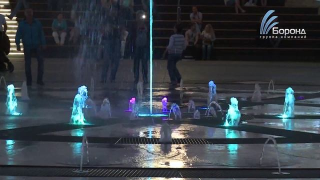 Светомузыкальный фонтанный комплекс в г. Спутник (Пенза) смотреть онлайн