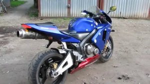 Honda CBR 600 RR звук с прямотоком два брата