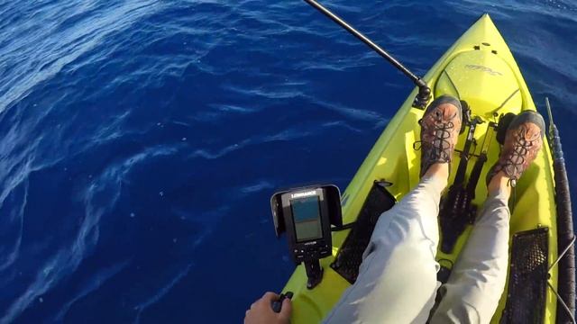 Opelu vs Akule, one = Yellowfin Tuna? | Kayak fishing Hawaii | Flying Fish TV смотреть онлайн