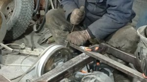 шкив из тормозного барабана