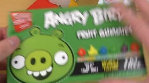 Gigantic Angry Birds PEZ Candy Roll Dispenser & Surprise Eggs & Fruit Gummies