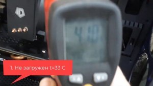 Тест температуры процессора и материнской платы  HUANANZHI X99 QD4  Xeon 2670v3