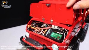 How to operate 4*4 Lesu Mini RC Off-Road Unimog Climbing truck RACE-UM406, see radio settings.