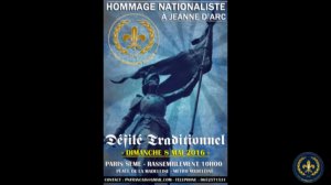 Hommage Nationaliste à Jeanne d'Arc - PNF - 8 Mai 2016 - Place de la Madeleine