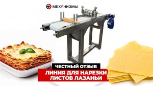 Паста для лазаньи автоматическая нарезка #лазанья #оборудованиедлятеста #нарезкатеста #режем #тесто