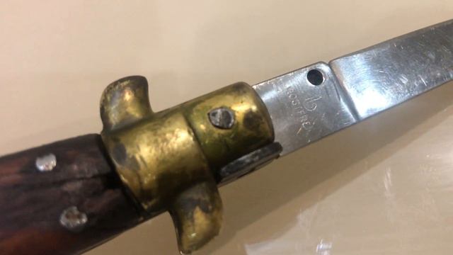 Итальянский стилет - нож Frank Beltrame, 1970-е гг, Италия. B Rostfrei. Vintage Italian Stiletto