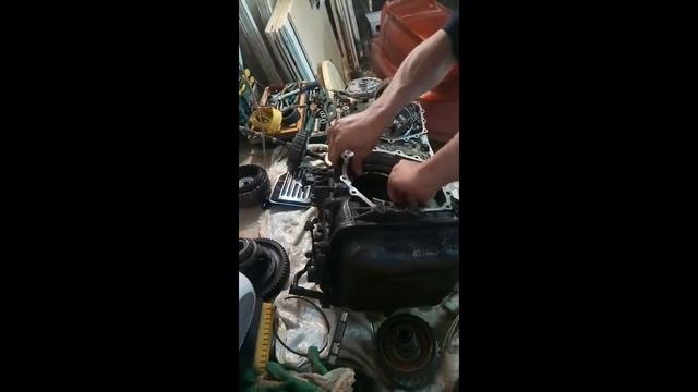 сборка, деффектовка F4A42. замена фрикционов смотреть онлайн