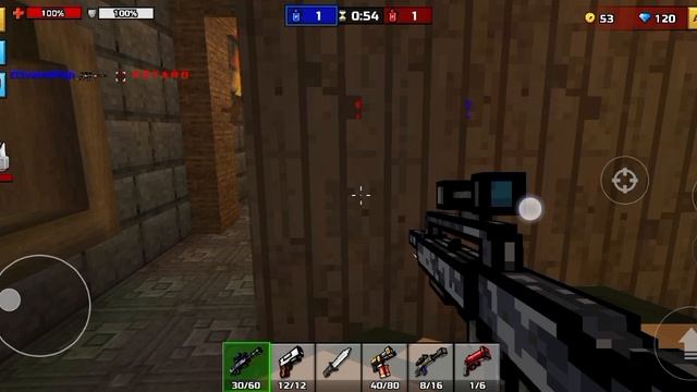 Режим Захват Флага. Pixel Gun 3D.