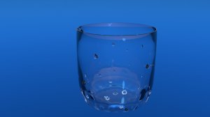 Стакан с каплями в Cinema 4D.mp4