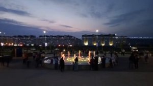 Поющий фонтан. Город Саратов. Бульвар Героев Отечества. 04.05.2019