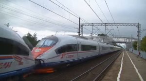 "Сапсан" ЭВС1-13 (с ЭВС1-14) Санкт-Петербург - Москва