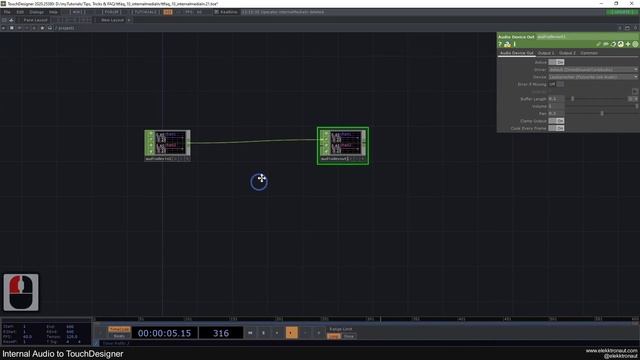 Internal Audio to TouchDesigner  TouchDesigner Tips Tricks and FAQs 10