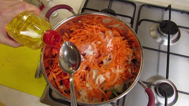 Салат из зелёных помидоров