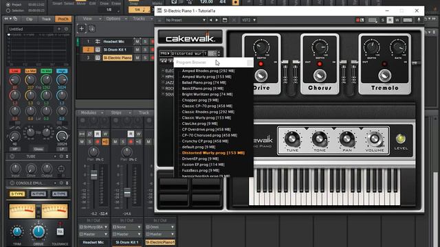 Cakewalk Tutorial 2 - MIDI virtual instruments