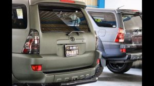Matte Green Hilux Surf 215 4Runner Toyota ハイラックスサーフ マットグリーン
