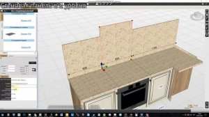 3CADLite. Установка стеновой панели в 2 уровня (стеновая панель одна на другую)