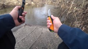 Обзор ножа для тяжелых работ с точилкой Fiskars по заказу Fmagazin