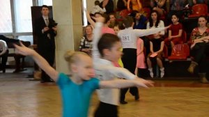 Танц.конкурс, 15мар2014 Федор Малышев и Лиза Шилова Ча ча ча