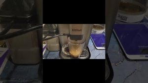 Приготовила кофе! Обзор кофемашины Kitfort KT-7166.