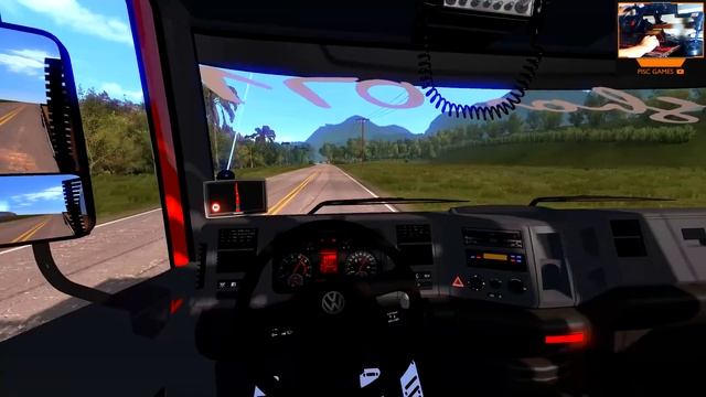 VW CONSTELLATION CARREGANDO BOBINA - EURO TRUCK 2 - MAPA ELDORADO - VOLANTE G29 смотреть онлайн