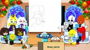 Реакция Undertale на будущую жизнь Санса и Папируса как Братья Кавата.