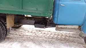 Газ 53 самосвал, первый рейс в этом году.