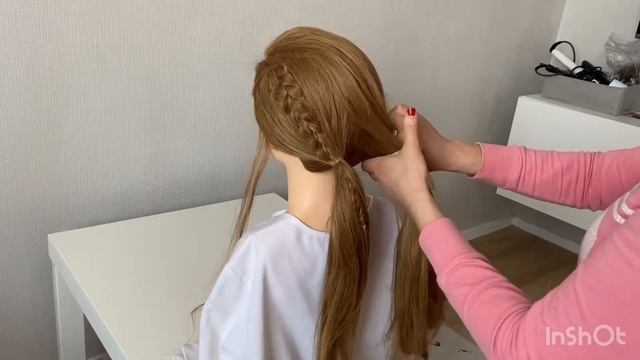 Низкий пучок на длинные волосы за 5 минут? смотреть онлайн