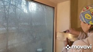 Как покрасить стекловолокно на откосе окна